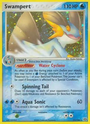 Swampert 011 - Emerald - Reverse Holofoil