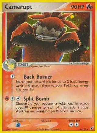 Camerupt 004/107 - Deoxys Holofoil