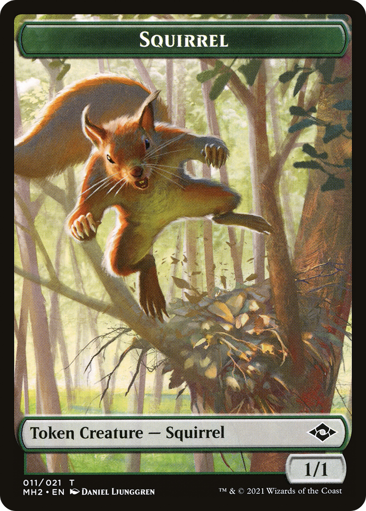 Squirrel (MH2-011) - Modern Horizons 2 Tokens Foil