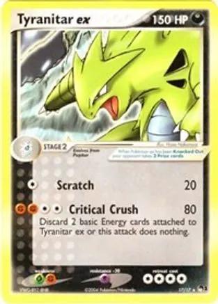 Tyranitar ex (Non-Holo) 017 - POP Series 1