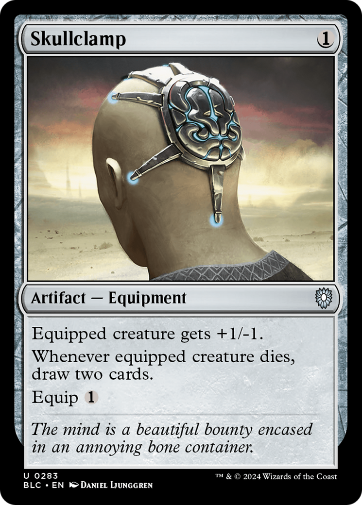 Skullclamp (BLC-283) - Bloomburrow Commander