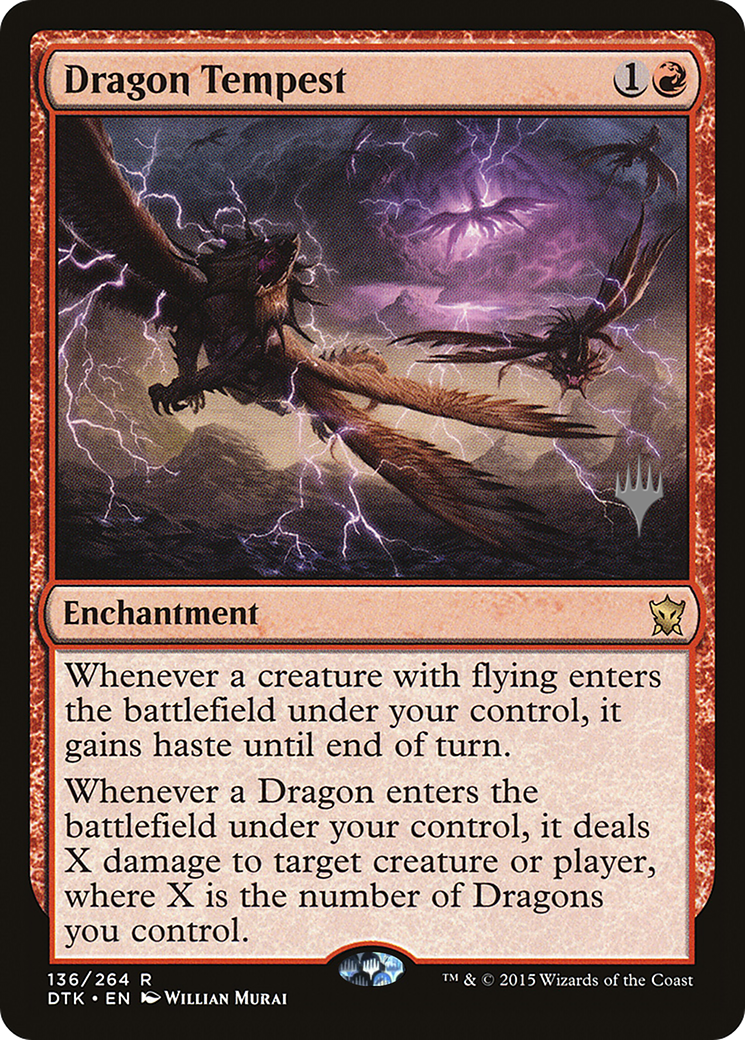 Dragon Tempest (PPKHM-136P) - Dragons of Tarkir Promos Foil