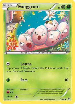 Exeggcute 001/108 - XY  Roaring Skies Reverse Holofoil