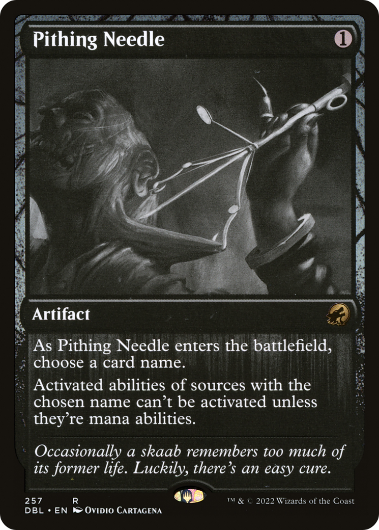Pithing Needle (DBL-257) - Innistrad: Double Feature Foil