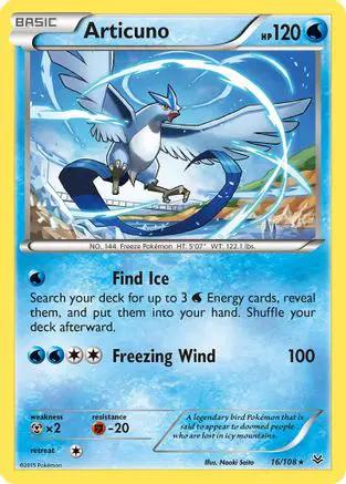 Articuno 016/108 - XY  Roaring Skies Reverse Holofoil