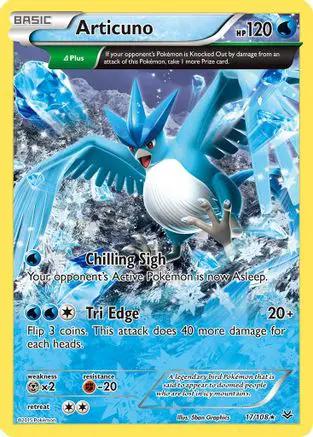 Articuno (Delta) 017/108 - XY  Roaring Skies Reverse Holofoil