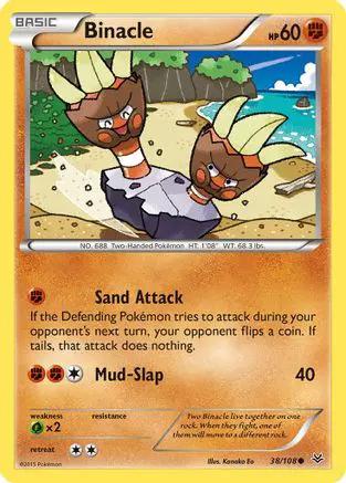 Binacle 038/108 - XY  Roaring Skies Reverse Holofoil