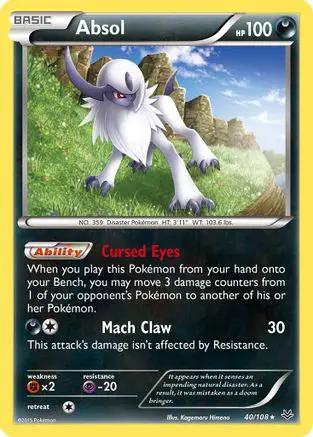 Absol 040/108 - XY  Roaring Skies Holofoil