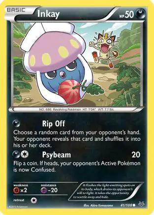 Inkay 041/108 - XY  Roaring Skies Reverse Holofoil