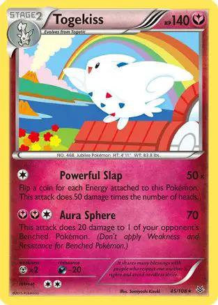 Togekiss 045/108 - XY  Roaring Skies Reverse Holofoil