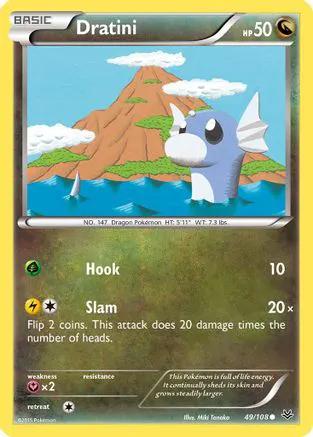Dratini 049/108 - XY  Roaring Skies Reverse Holofoil