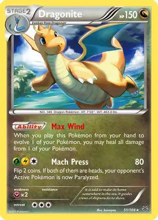 Dragonite 051/108 - XY  Roaring Skies