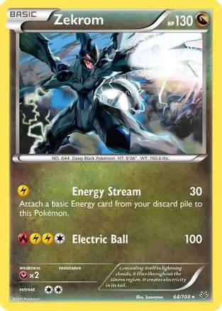 Zekrom 064/108 - XY  Roaring Skies Holofoil