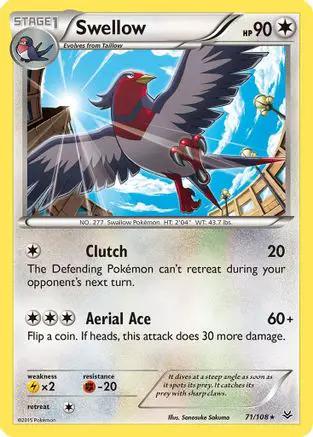 Swellow 071/108 - XY  Roaring Skies