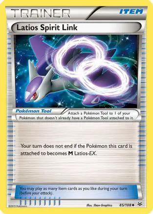 Latios Spirit Link 085/108 - XY  Roaring Skies Reverse Holofoil