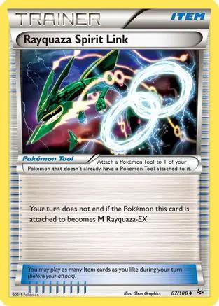 Rayquaza Spirit Link 087/108 - XY  Roaring Skies