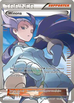 Winona (Full Art) 108/108 - XY  Roaring Skies Holofoil