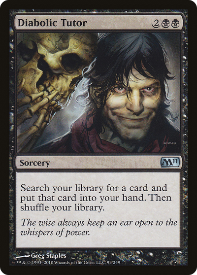 Diabolic Tutor (M11-093) - Magic 2011