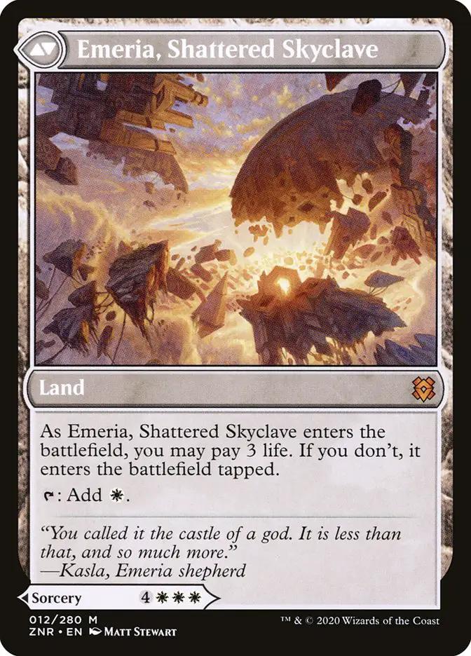Emeria's Call // Emeria, Shattered Skyclave (ZNR-012) - Zendikar Rising