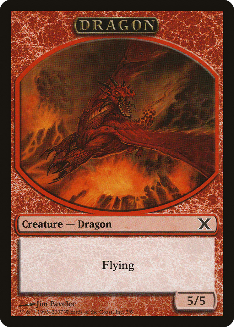 Dragon (10E-003) - Tenth Edition Tokens