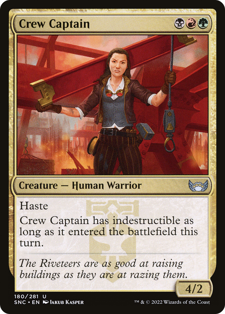 Crew Captain (SNC-180) - Streets of New Capenna Foil