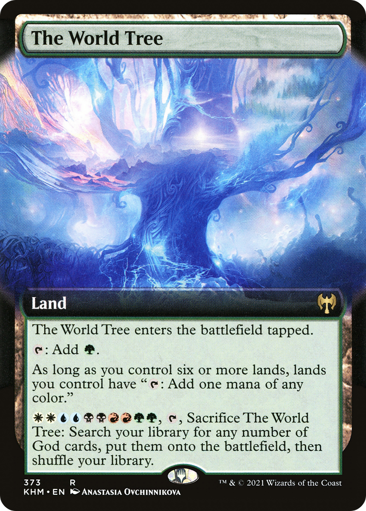 The World Tree (KHM-373) - Kaldheim: (Extended Art) Foil