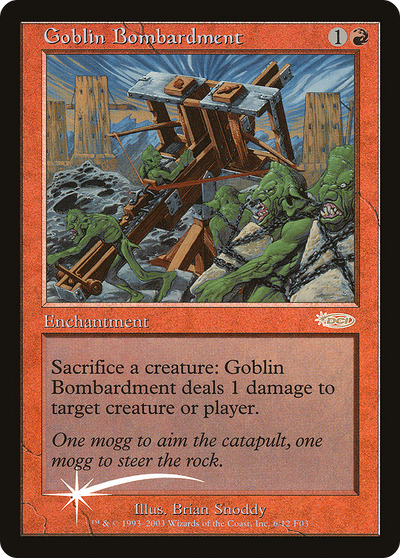 Goblin Bombardment (FNM-006) - Friday Night Magic 2003 Foil