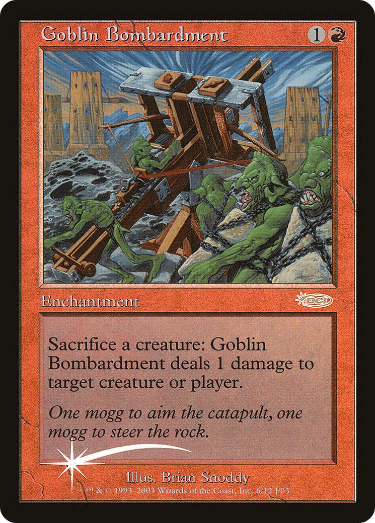 Goblin Bombardment (FNM-006) - Friday Night Magic 2003 Foil