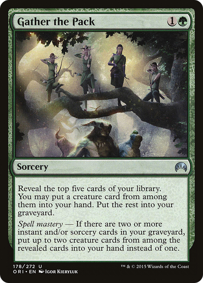 Gather the Pack (ORI-178) - Magic Origins