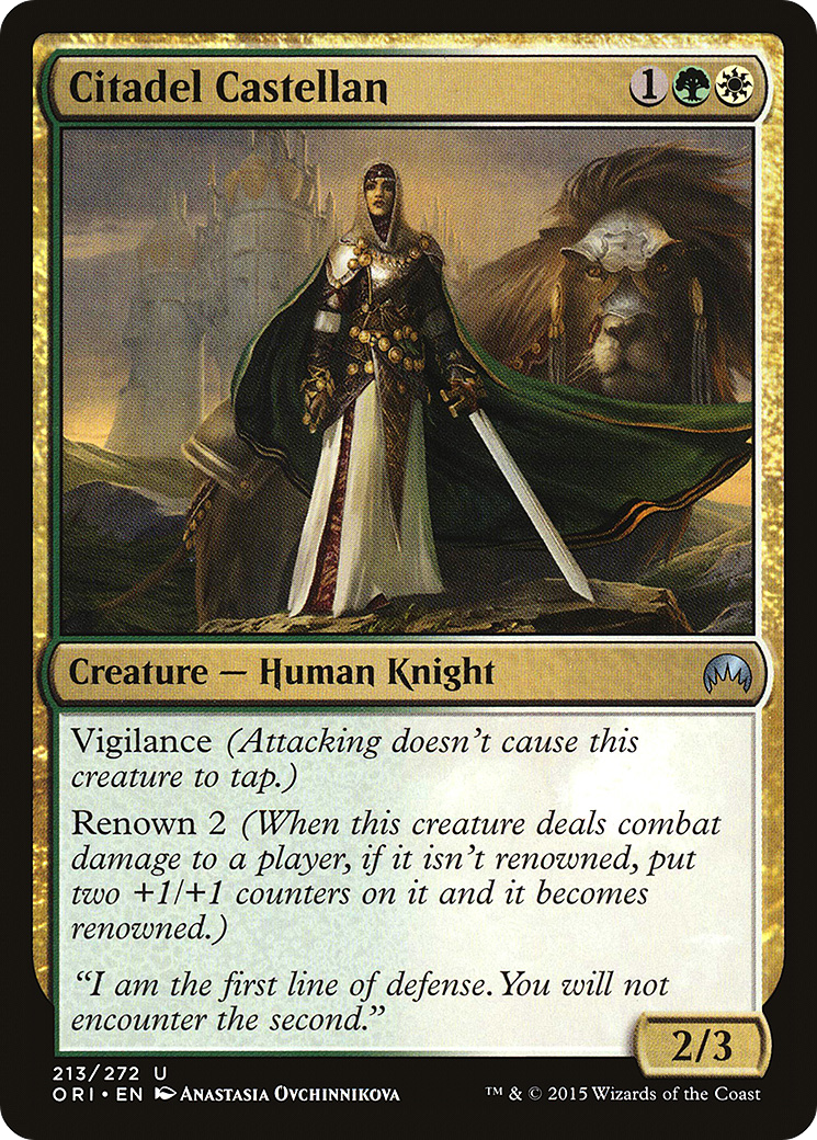 Citadel Castellan (ORI-213) - Magic Origins Foil