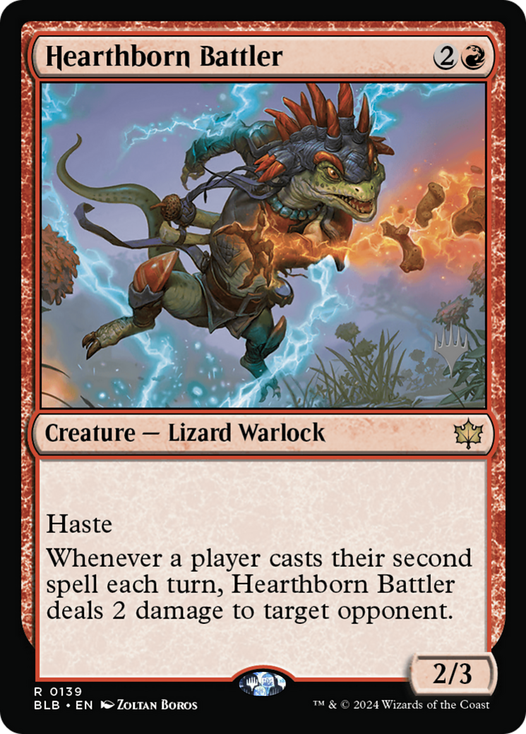 Hearthborn Battler (PPBLB-139) - Bloomburrow Promos