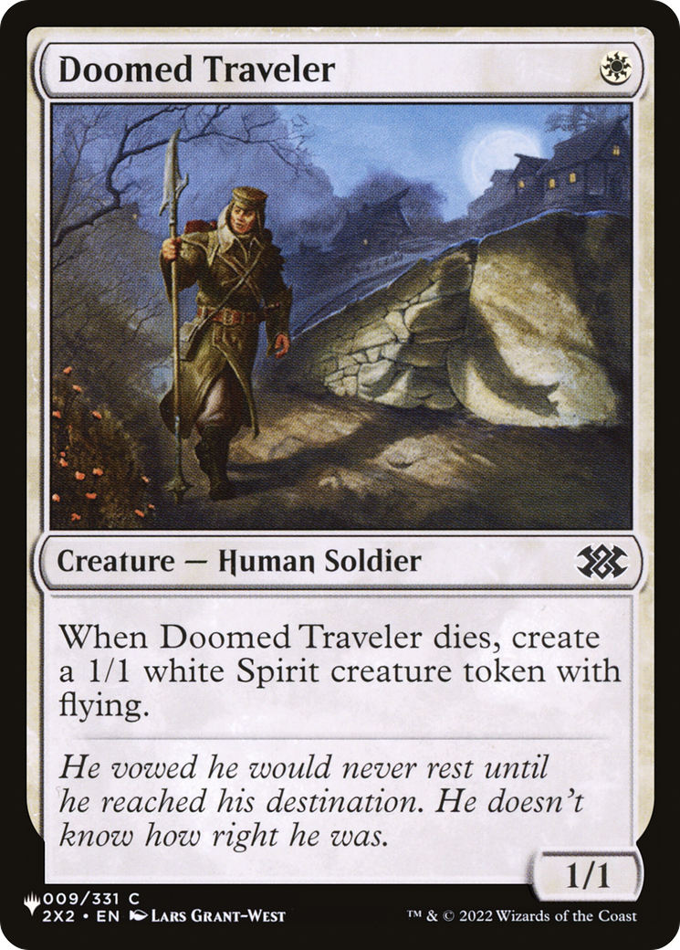 Doomed Traveler (LIST-2X2-9) - The List