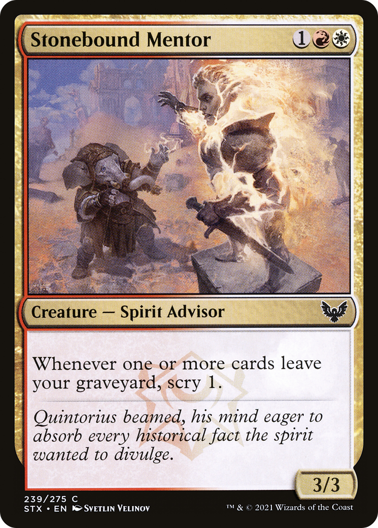 Stonebound Mentor (STX-239) - Strixhaven: School of Mages Foil