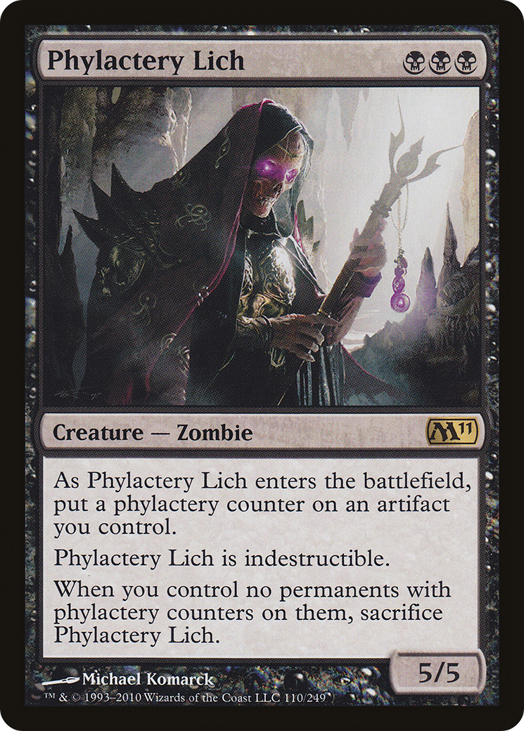 Phylactery Lich (M11-110) - Magic 2011 Foil