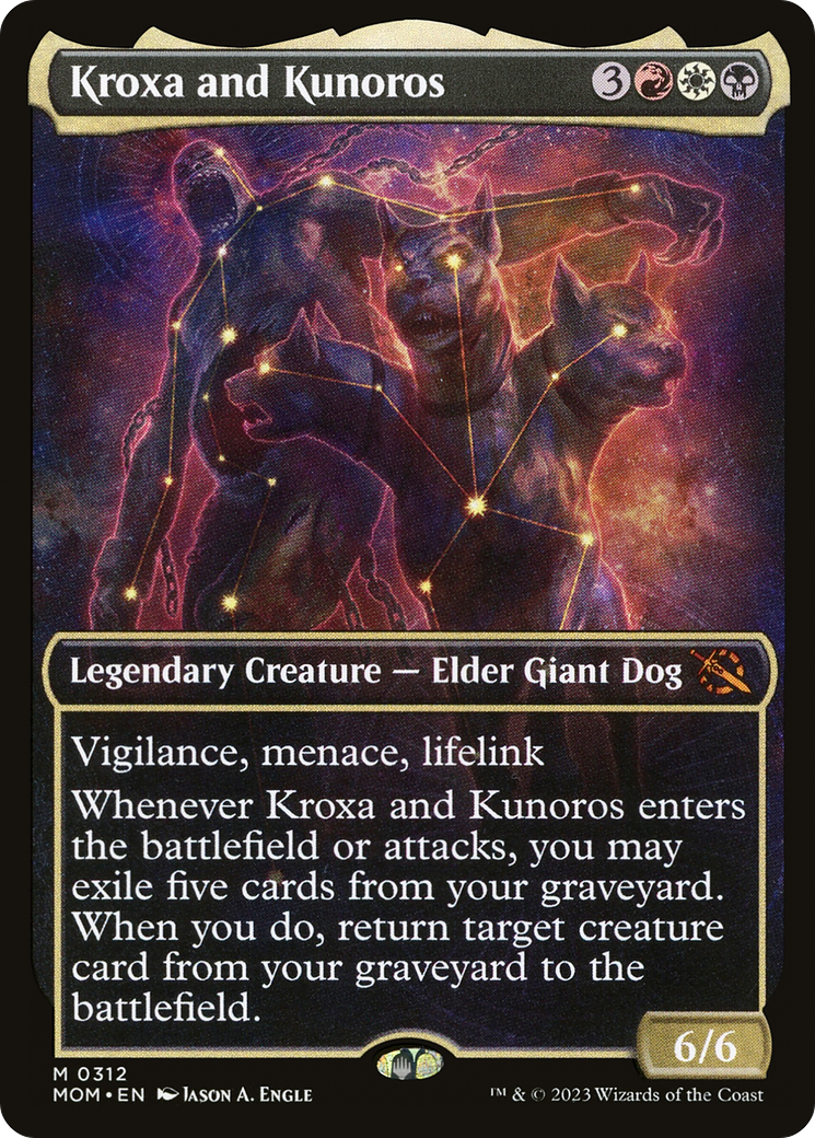 Kroxa and Kunoros (MOM-312) - March of the Machine: (Showcase) Foil