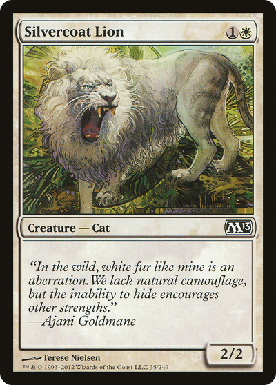 Silvercoat Lion (M13-035) - Magic 2013