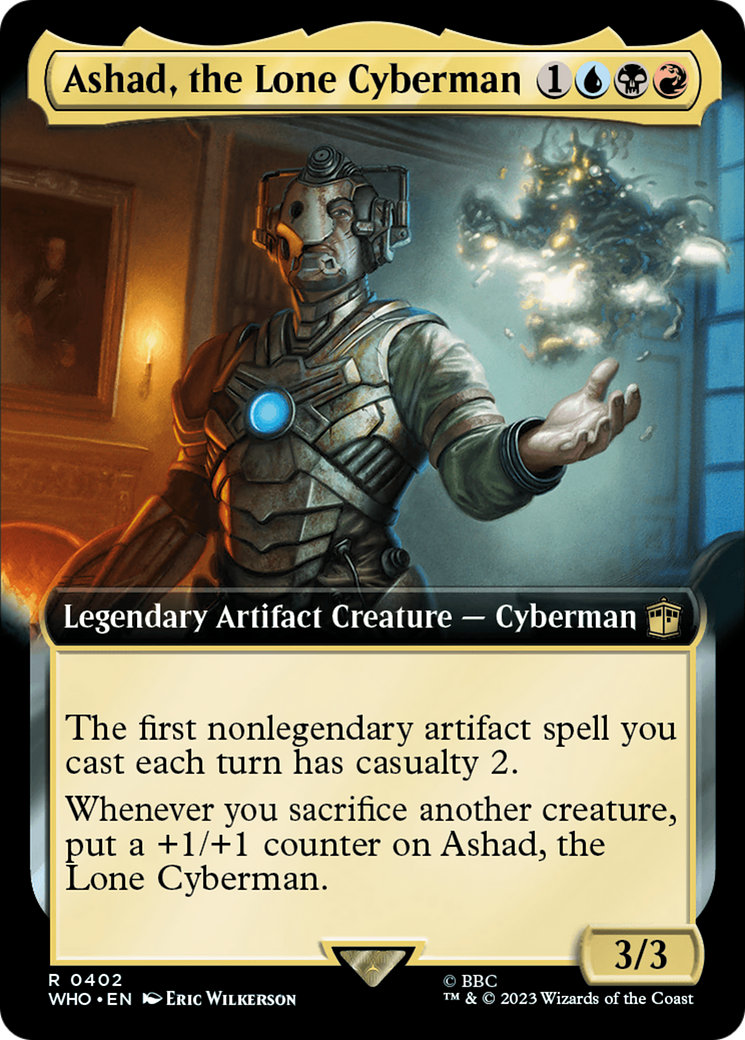 Ashad, the Lone Cyberman (WHO-402) - Doctor Who: (Extended Art) Foil