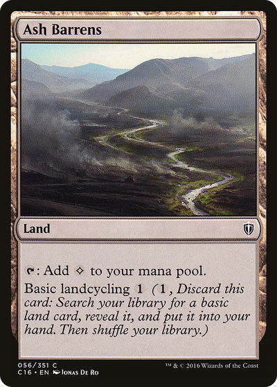 Ash Barrens (C16-056) - Commander 2016