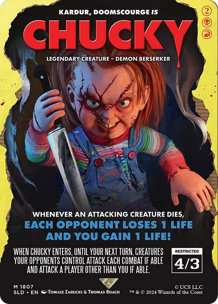Phyrexian Reclamation (SLD-1808) - Secret Lair Drop / Sorry, Jack . . . Chucky's Back (Borderless) Foil