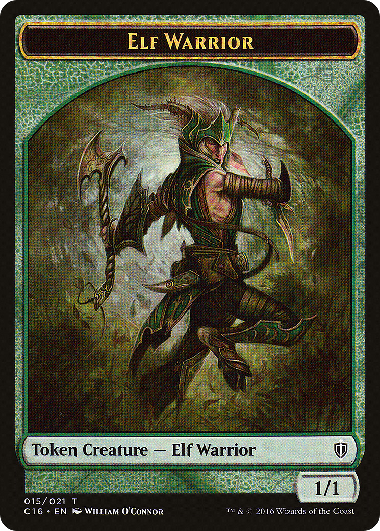 Elf Warrior (C16-015) - Commander 2016 Tokens