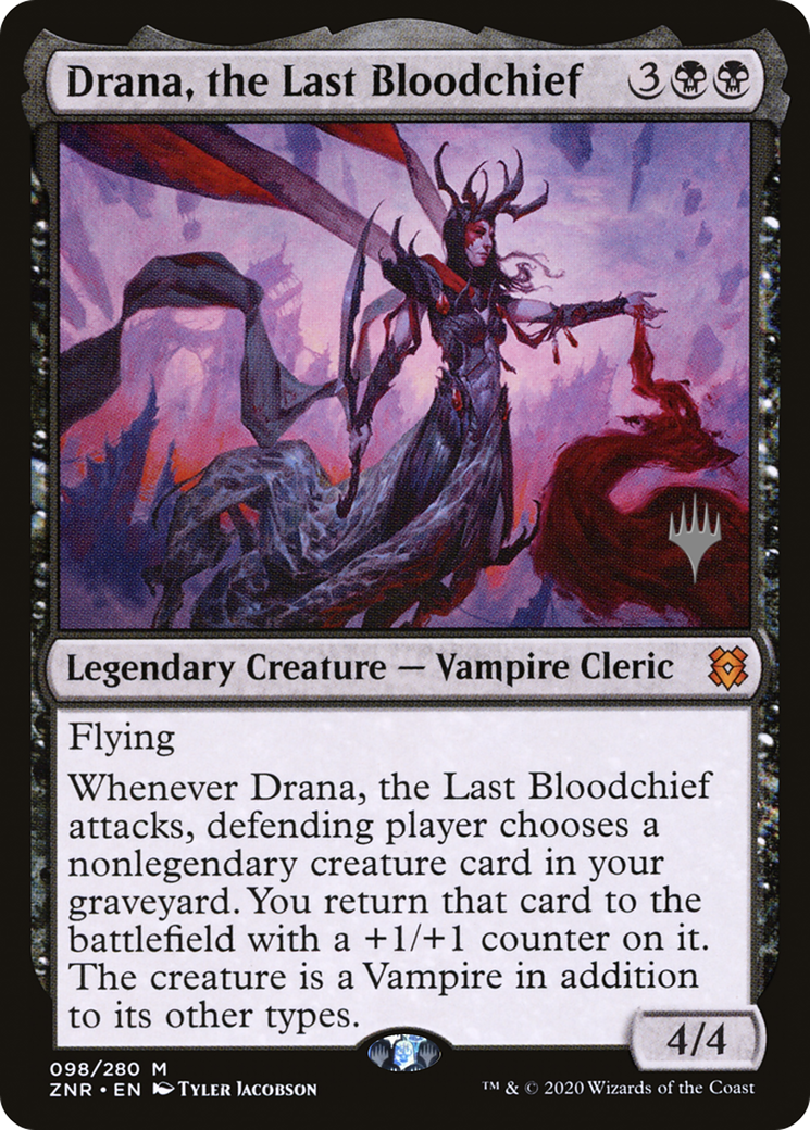 Drana, the Last Bloodchief (PPZNR-98P) - Zendikar Rising Promos Foil