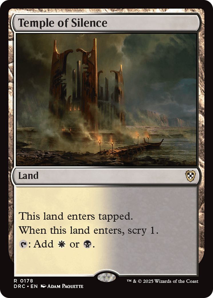 Temple of Silence (DRC-178) - Commander: Aetherdrift
