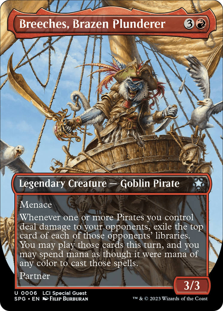 Breeches, Brazen Plunderer (SPG-006) - Special Guests (Borderless) Foil