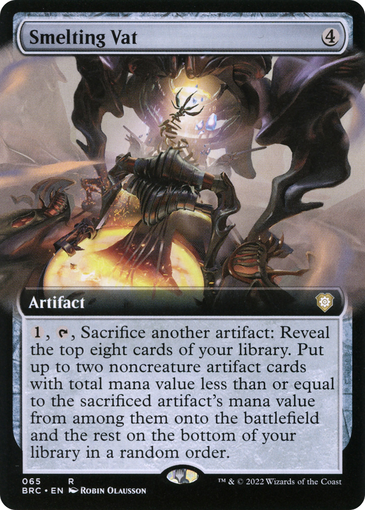 Smelting Vat (BRC-065) - The Brothers' War Commander: (Extended Art)
