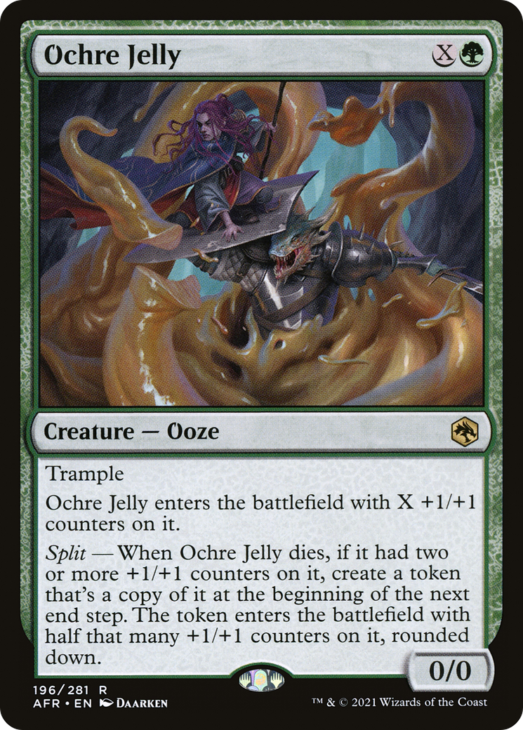 Ochre Jelly (AFR-196) - Adventures in the Forgotten Realms Foil