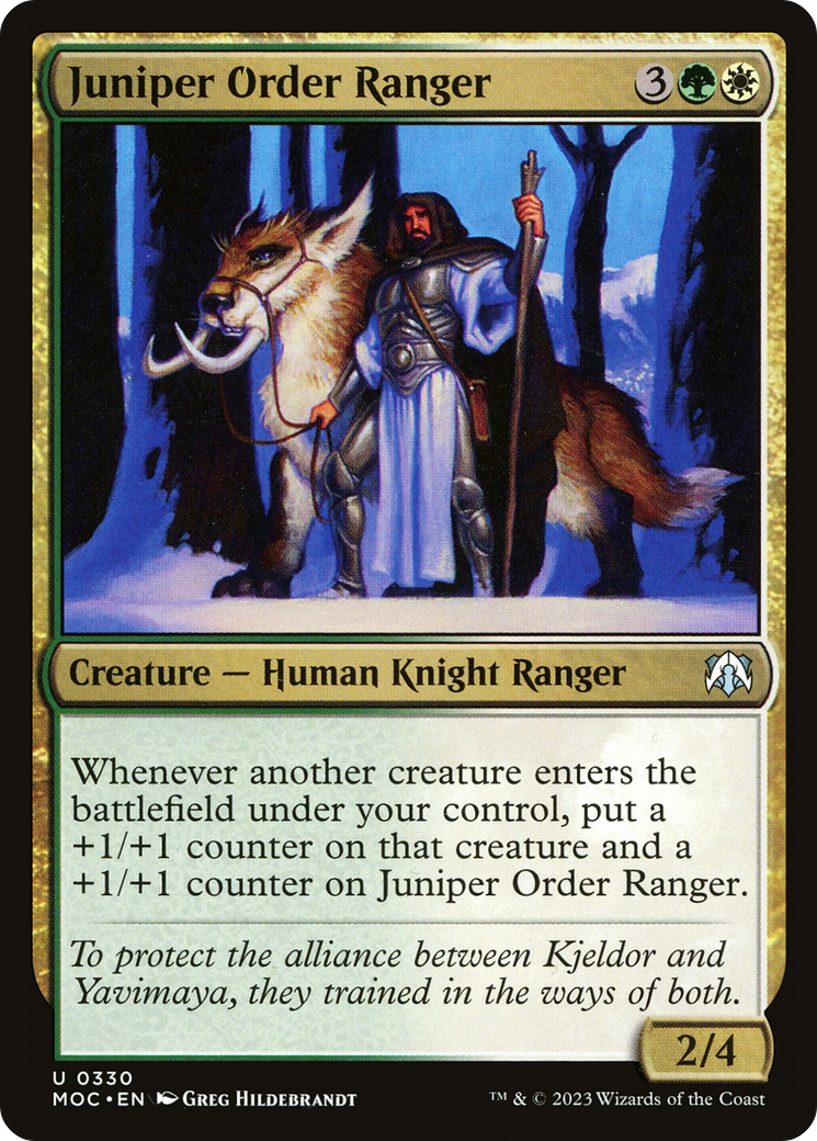 Juniper Order Ranger (MOC-330) - March of the Machine Commander