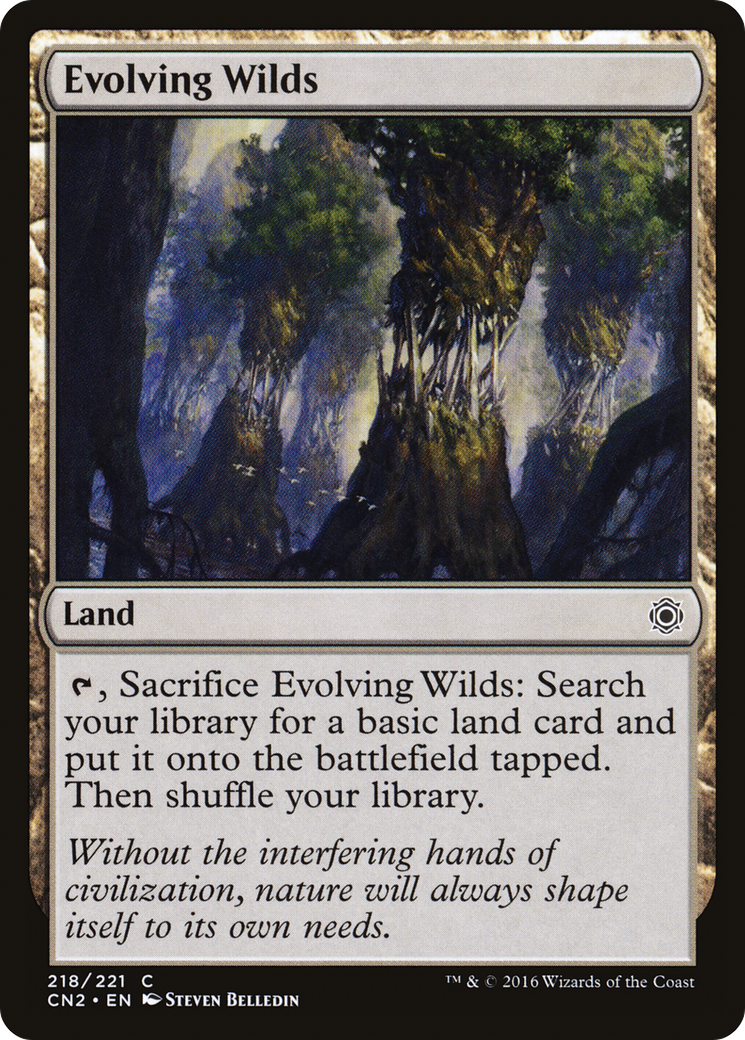 Evolving Wilds (CN2-218) - Conspiracy: Take the Crown Foil