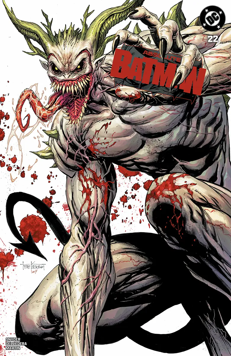 ABSOLUTE BATMAN #22 TYLER KIRKHAM EXCLUSIVE JOKER BATTLE DAMAGED (07/08/2026)