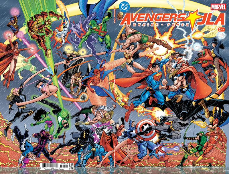Avengers Jla #2 (Of 4) Facsimile Edition D George Perez Foil Variant (07/01/2026) Dc