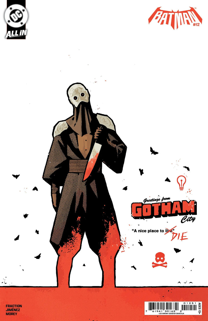Batman #12 F 1:25 David Aja Variant (08/05/2026) Dc